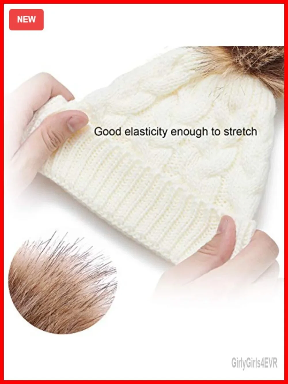 Baby Toddler Winter Knit Beanie Hat Warm Acrylic Cap
